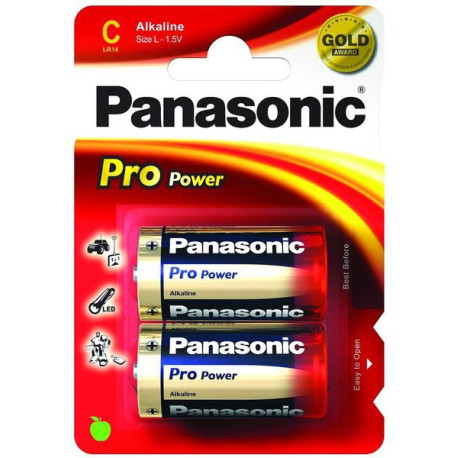 Panasonic LR14PPG, 1.5V, Alkaline (LR14PPG/2BP)
