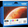 Brother Multipack Noire LC-1100HY LC1100HYBKBP2DR 2 cartouches d'encre