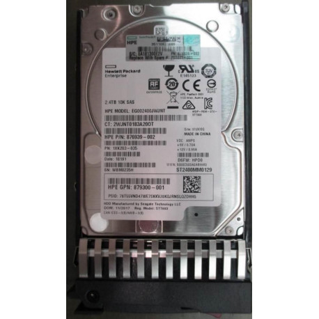 HP HDD 2.4TB 12G 10K SFF SAS 512e (P00441-001)
