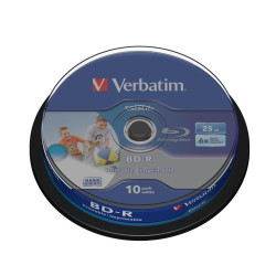 Verbatim BD-R SL DATALIFE 25GB 6X (43804)