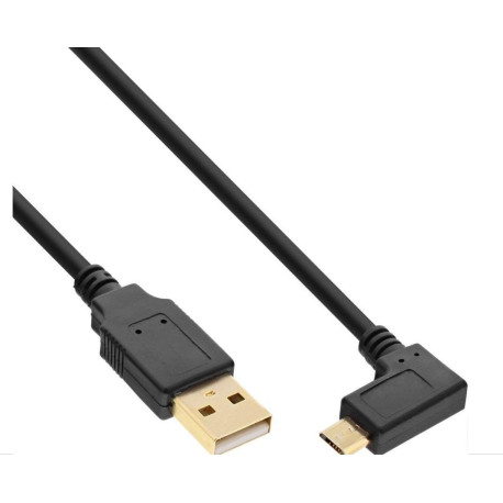 MicroConnect Micro USB Cable, Black, 0.5m 