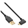 MicroConnect Micro USB Cable, Black, 0.5m 