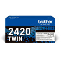 Brother Pack de deux cartouches de toner noir originales TN2420TWIN