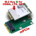CoreParts USB M.2 Key E to mini PCIe Adapter