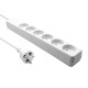 MicroConnect Danish EDB Power Strip 6-way 