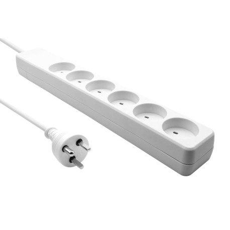 MicroConnect Danish EDB Power Strip 6-way 