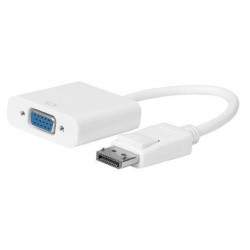 MicroConnect Displayport-VGA M-F, 15cm (DPVGA15CMW)