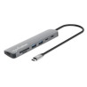 Manhattan Dock/hub USB-C avec lecteur de cartes, 5 ports