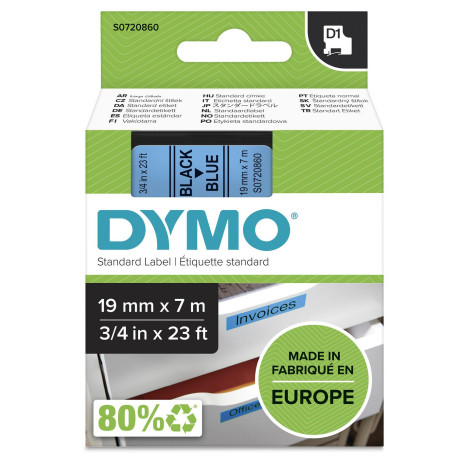 DYMO D1 Standard 19mm (S0720860)