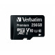 Verbatim MICRO SDXC PREMIUM UHS-I 256GB 