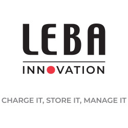 Leba NoteBag Blue 10, USB-A (Schuko plug) (NB2-10T-BLUE-UA-SC)