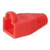 MicroConnect Boots RJ45 Red, 50pcs (KON503R)