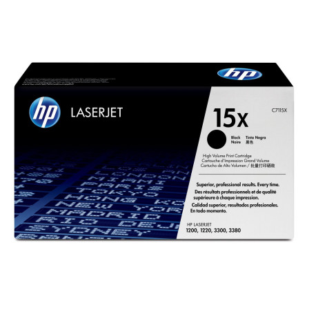 HPINC HP 15X LASERJET ORIGINAL CARTOUCHE DE TONER NOIR HAUTE CAPACITE 3.500 PAGES PACK DE 1 (C7115X)