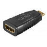 MicroConnect Adapter Mini HDMI M - HDMI F (HDM19F19MC)