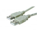 MicroConnect USB2.0 A-A 3m M-M, Grey (USBAA3)