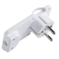 MicroConnect Schuko Angled Power Plug 