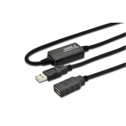 MicroConnect Active USB 2.0 ext. cable, 10m (USB2.0AAF10A)