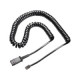 Poly Cable, Coil, QD-to-Modular Phone Jack (Audio Processor) (26716-01)