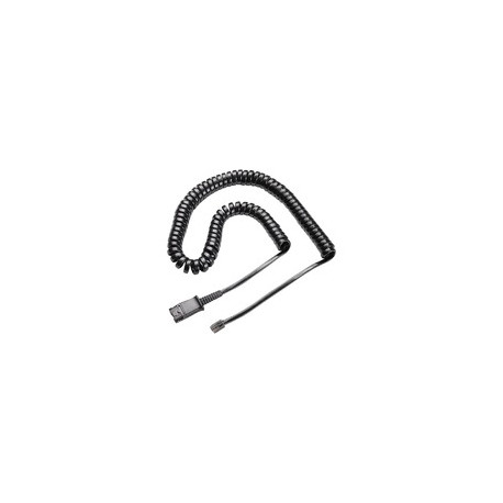 Poly Cable, Coil, QD-to-Modular Phone Jack (Audio Processor) (26716-01)