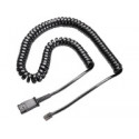 Poly Cable, Coil, QD-to-Modular Phone Jack (Audio Processor) (26716-01)