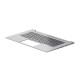 HP TOP COVER RTX W/KB BL ITL 