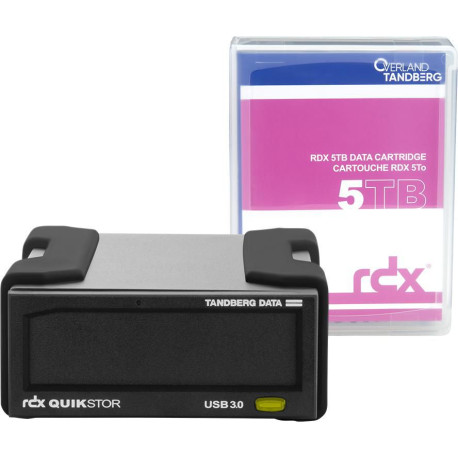 TANDBERG RDX DRIVE KIT 5TB USB3.0 EXTERN,BLACK (8882-RDX)