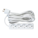 MicroConnect 4-way Danish Power Strip 5m 