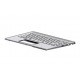 HP Top Cover W Kb Nsv Bl Nordic (L19191-DH1)