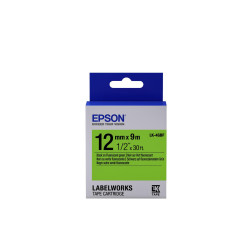 EPSON TAPE LK-4GBF FLUOR BLK-/GREEN (C53S654018)