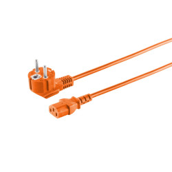MicroConnect Power Cord Schuko Angled - 