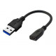 MicroConnect USB3.0A - USB-C 0,2m M-F (USB3.0ACF02)