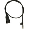 JABRA QD CORD STRAIGHT RJ11 PLUG (8800-00-37)