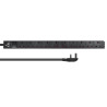 Lanview UK Rack mount power strip, (LVR-3MUK-SPD-UK10)