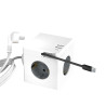 MicroConnect PowerCube, 3 Schuko outlets, 