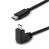 MicroConnect USB-C cable 3m, 3.2 Gen2, one end Angled (USB3.1CC3A)