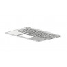 HP TOP COVER FTL W KB AHG NORDIC (L96526-DH1)