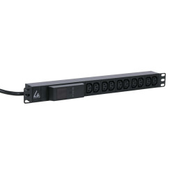 Lanview 19'' rack mount power strip, 