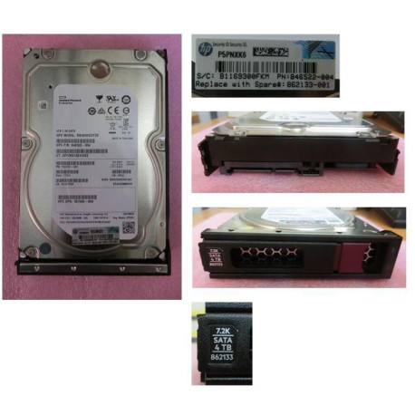 Hewlett Packard Enterprise DRV HDD 4TB 6G 7.2K LFF SATA (862133-001)