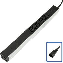 Lanview POWER STRIP 19 - 6 WAYS - 1U 
