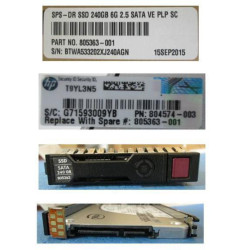 Hewlett Packard Enterprise 240GB SATA 6G SFF SC VE PLP (805363-001)