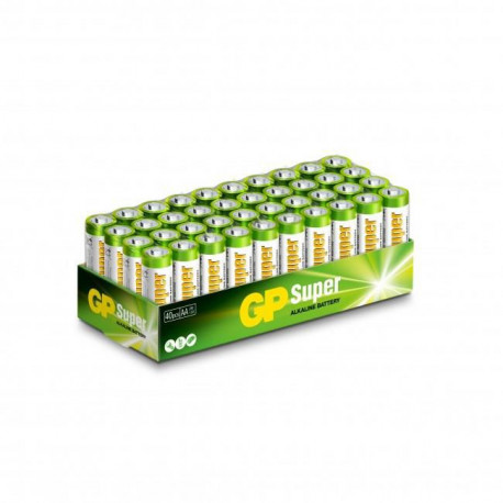 GP Batteries Super Alkaline 15A/LR6 Qté 40 (151376)