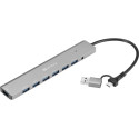 Sandberg USB-C/A to 7 x USB 3.0 Hub (136-66)