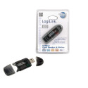 LogiLink USB 2.0 Cardreader, for SD, / (CR0007)