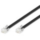 MicroConnect Modular Straight RJ12 6C6P 10m (MPK110B)