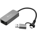 Sandberg USB-C/A 2.5 GbE RJ45 Adapter (136-68)