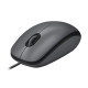 Logitech M100, Corded mouse, Black (910-005003)