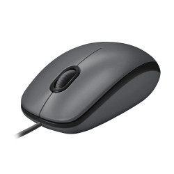 Logitech M100, Corded mouse, Black (910-005003)