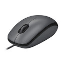 Logitech M100, Corded mouse, Black (910-005003)