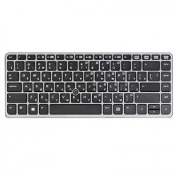 HP Laptop Keyboard for EliteBook 755 G2 - Arabic (776475-171)