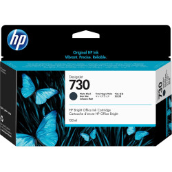  HP Cartouche d'encre Noir (Matt) P2V65A 730 130ml